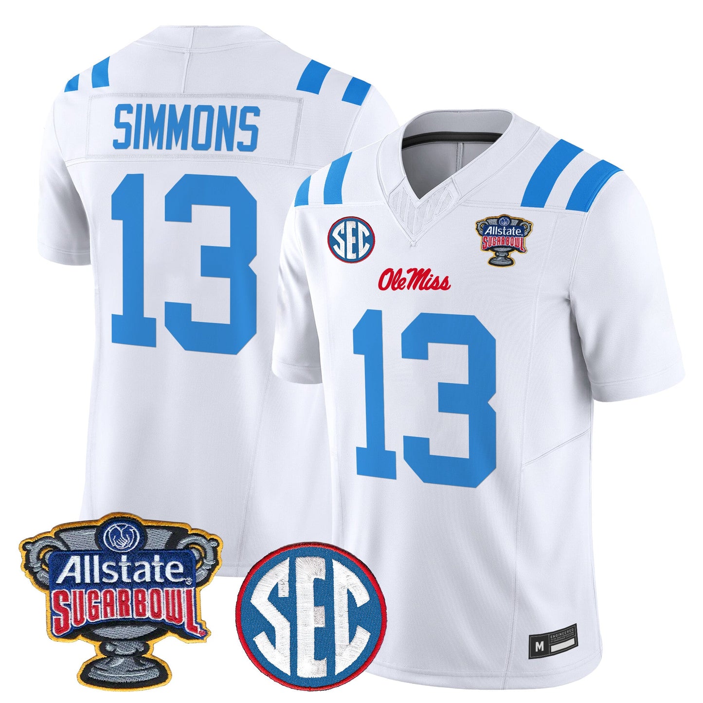 Ole Miss Rebels 2026 Sugar Bowl Vapor Limited Jersey - All Stitched