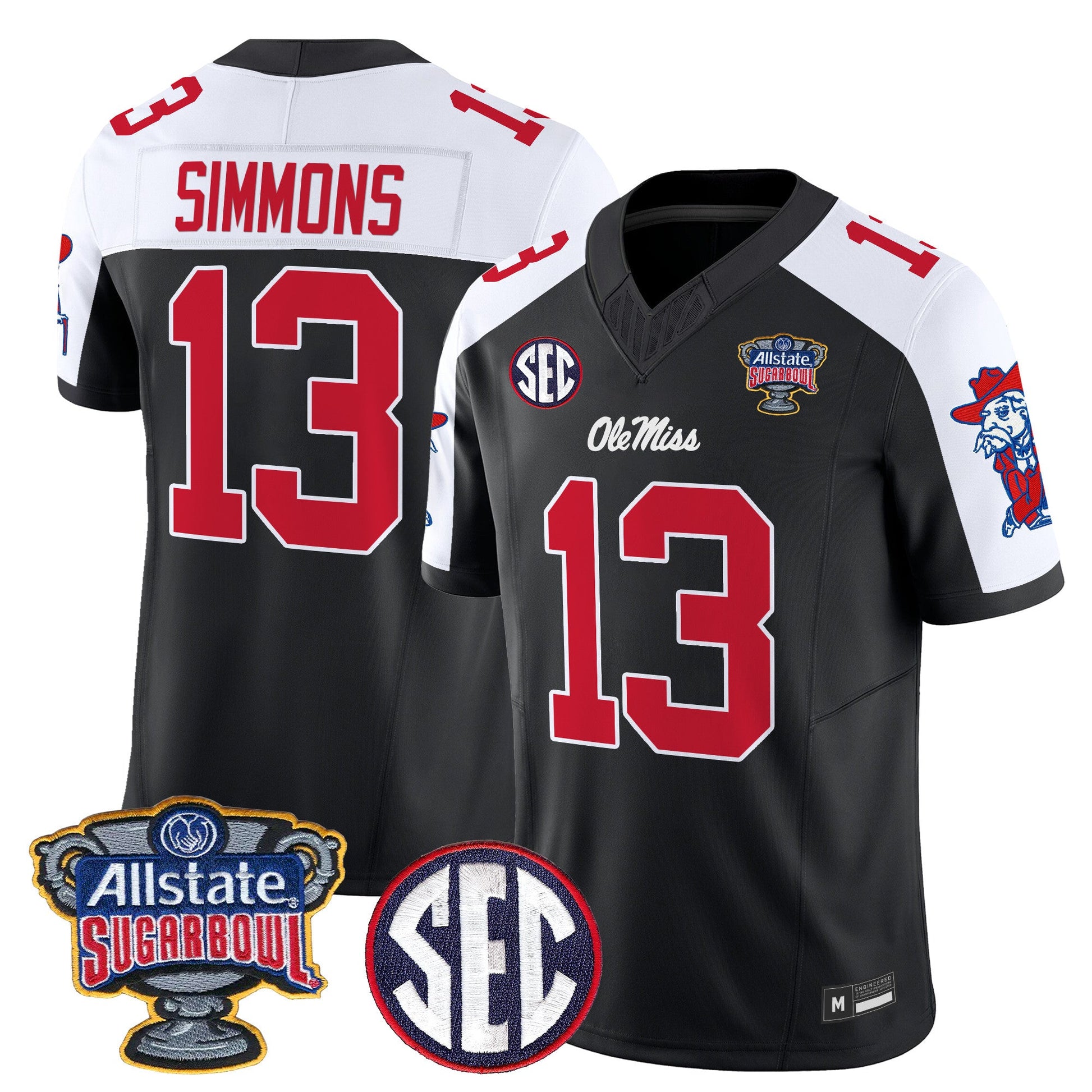 Ole Miss Rebels 2026 Sugar Bowl Vapor Limited Jersey - All Stitched