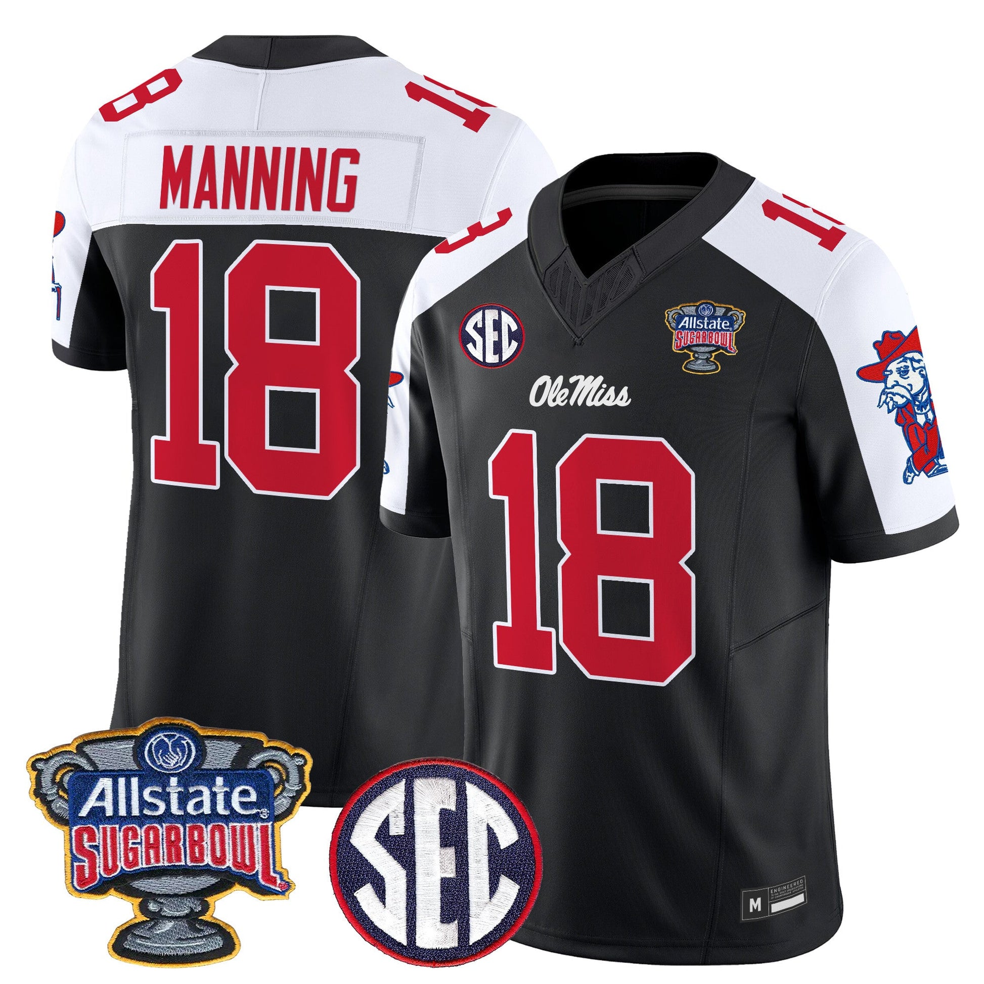 Ole Miss Rebels 2026 Sugar Bowl Vapor Limited Jersey - All Stitched