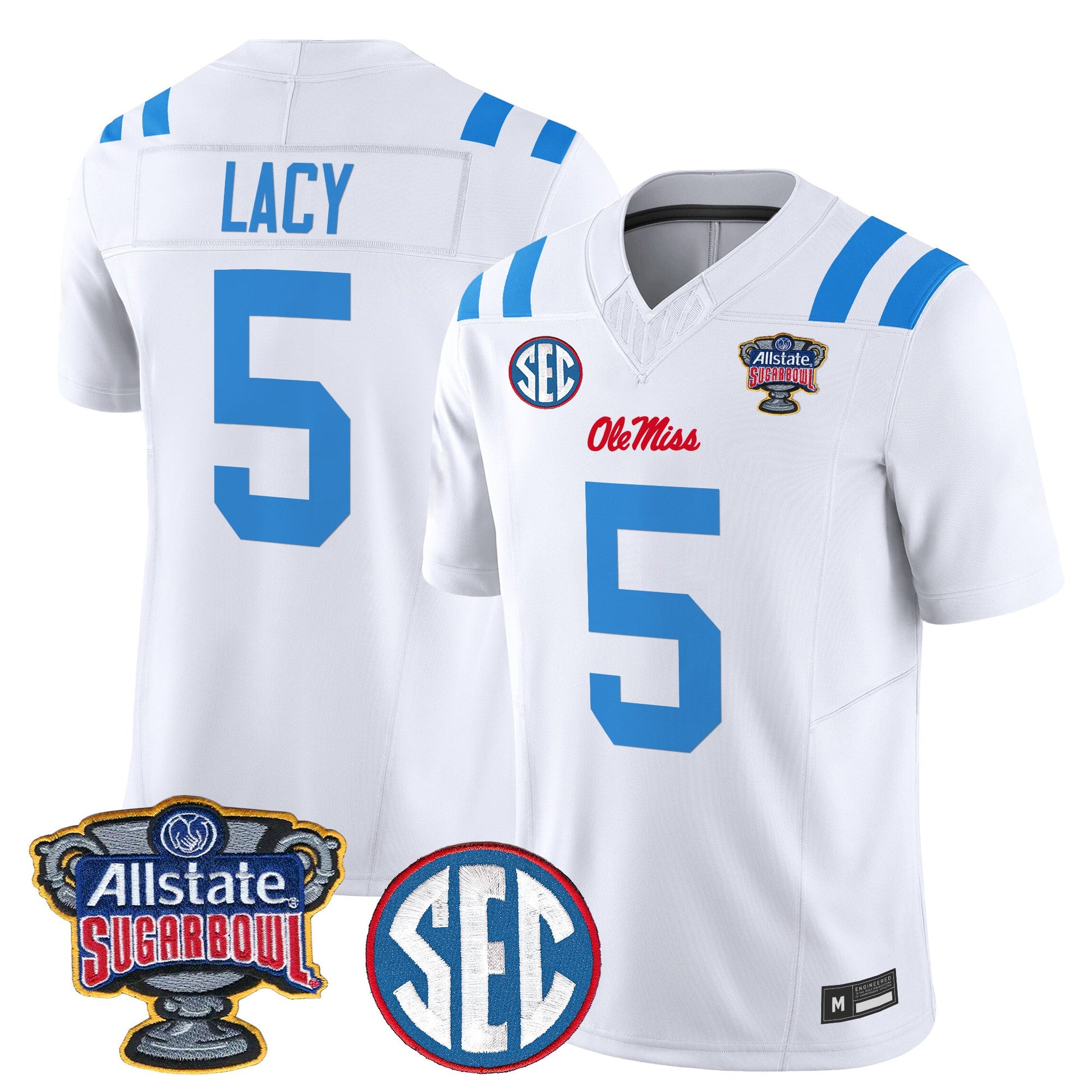 Ole Miss Rebels 2026 Sugar Bowl Vapor Limited Jersey - All Stitched