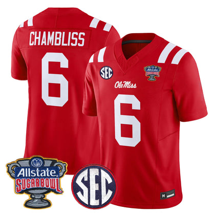 Ole Miss Rebels 2026 Sugar Bowl Vapor Limited Jersey - All Stitched