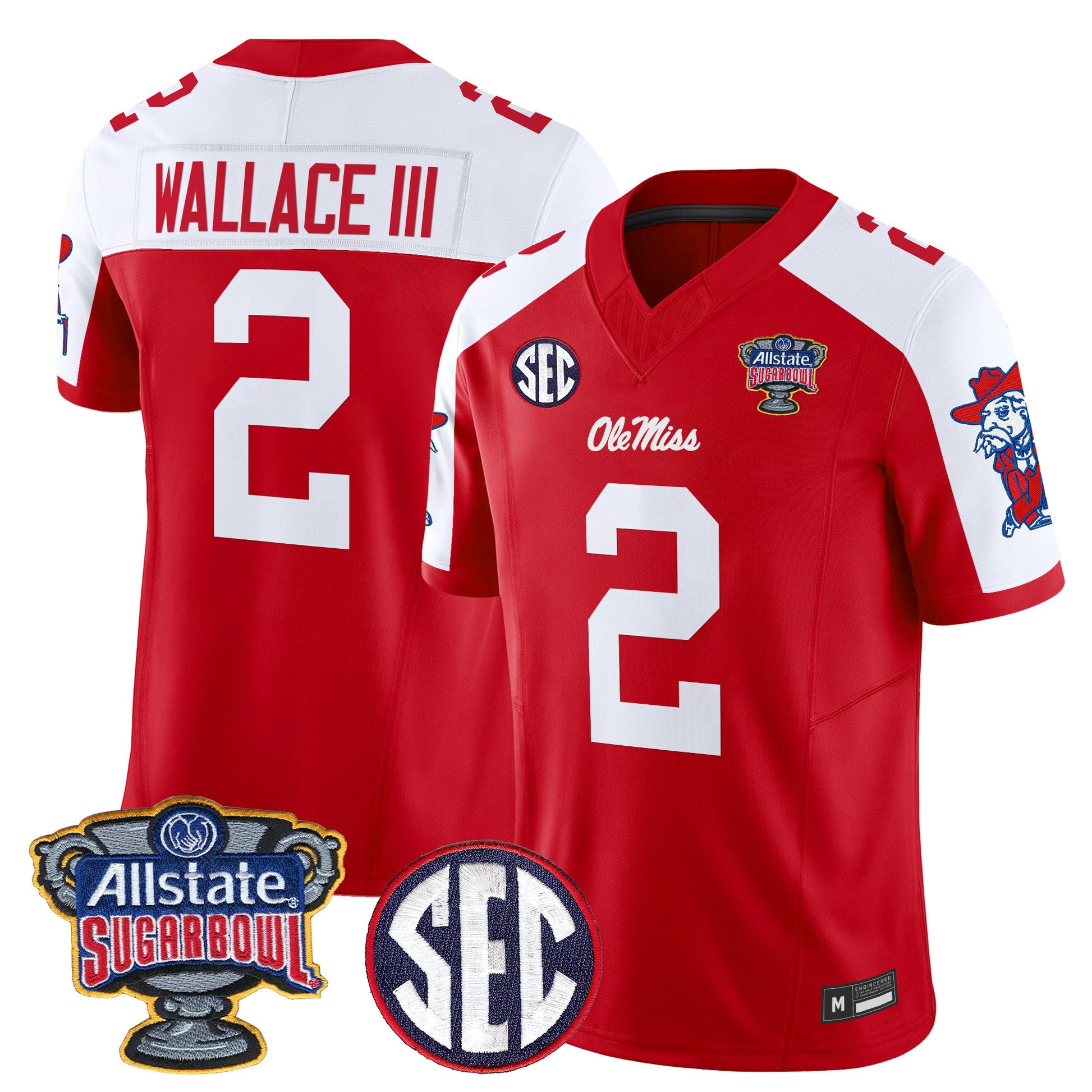 Ole Miss Rebels 2026 Sugar Bowl Vapor Limited Jersey - All Stitched