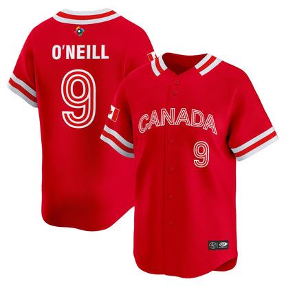 Men's Team Canada World Baseball Classic Vapor Premier Jersey - 2026 Roster (Projected Number) - All Stitched