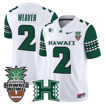 Men's Hawai'i Rainbow Warriors 2025 Hawai'i Bowl Vapor Limited Jersey - All Stitched