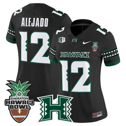 Women's Hawai'i Rainbow Warriors 2025 Hawai'i Bowl Vapor Limited Jersey - All Stitched