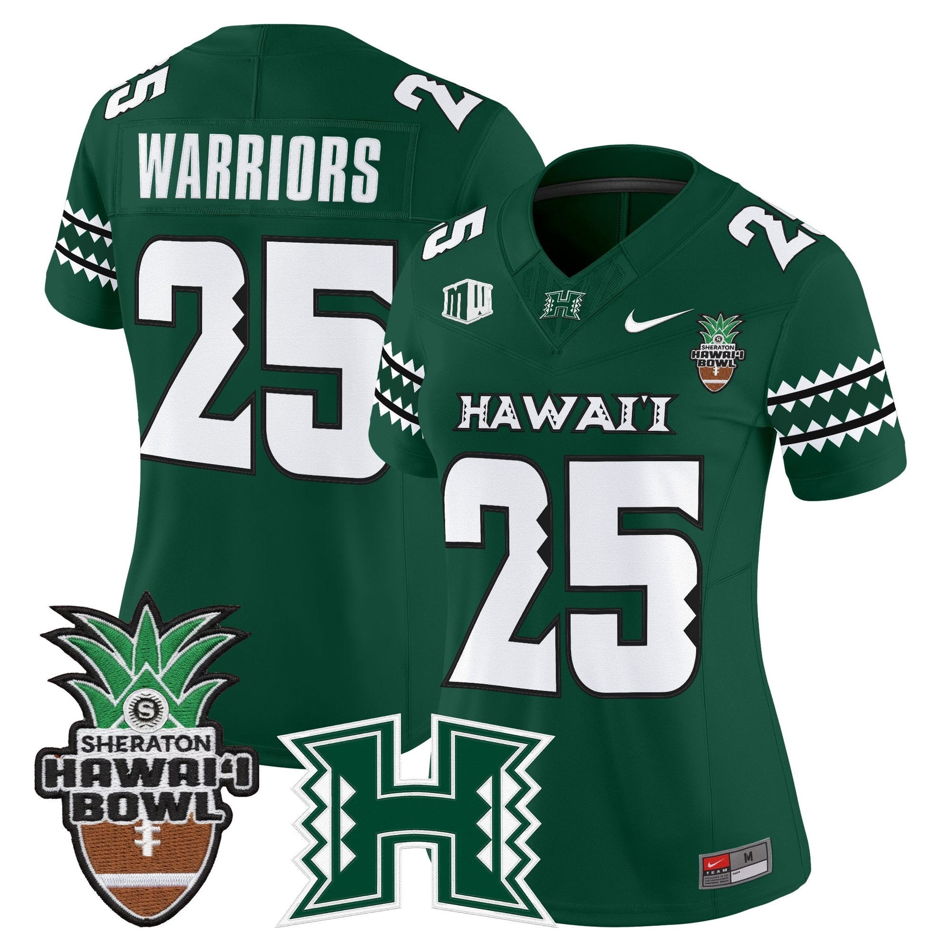 Women's Hawai'i Rainbow Warriors 2025 Hawai'i Bowl Vapor Limited Jersey - All Stitched