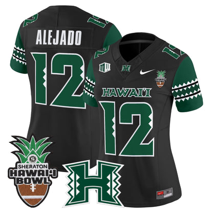 Women's Hawai'i Rainbow Warriors 2025 Hawai'i Bowl Vapor Limited Jersey - All Stitched