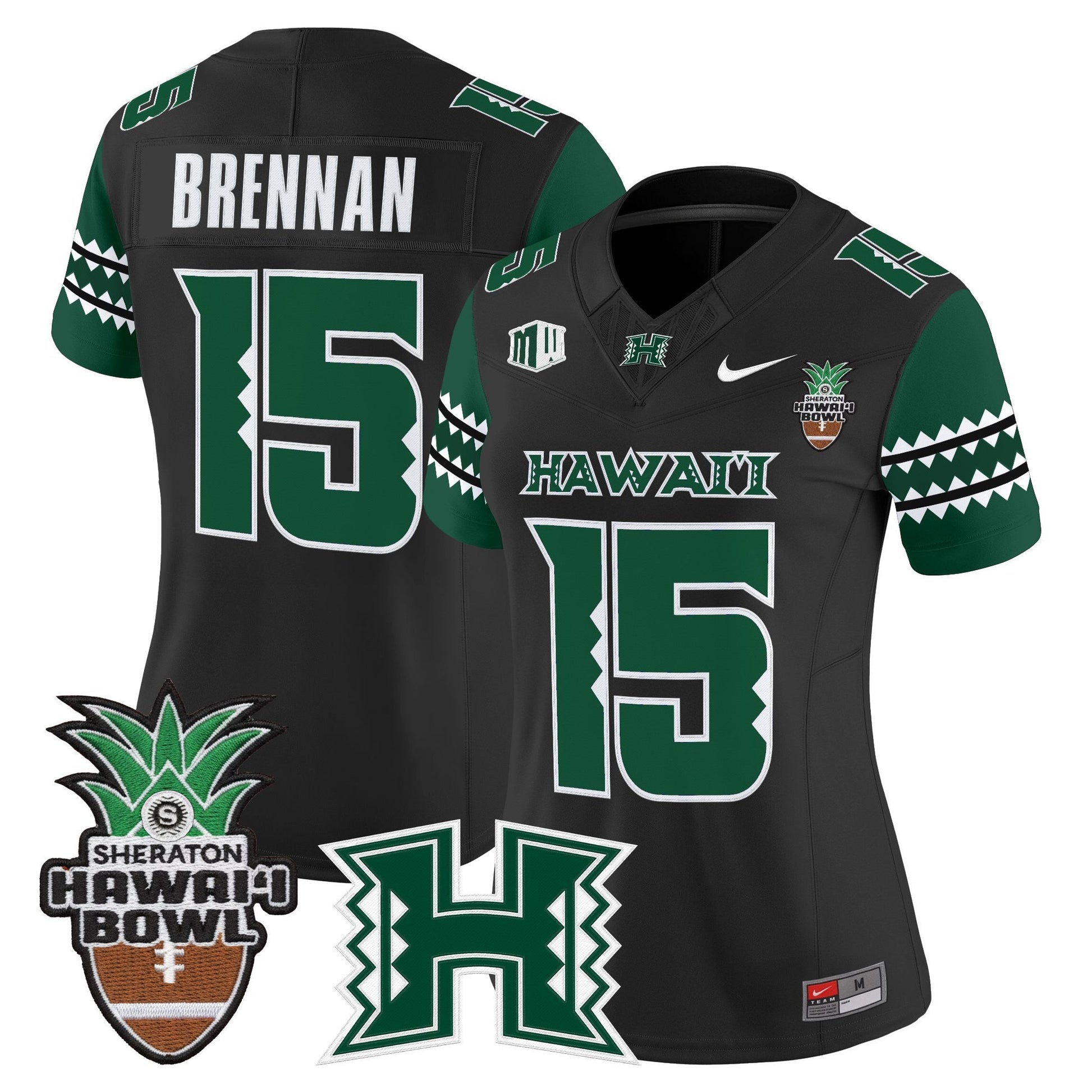 Women's Hawai'i Rainbow Warriors 2025 Hawai'i Bowl Vapor Limited Jersey - All Stitched