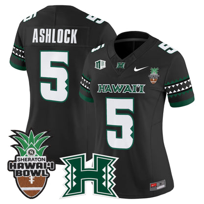 Women's Hawai'i Rainbow Warriors 2025 Hawai'i Bowl Vapor Limited Jersey - All Stitched