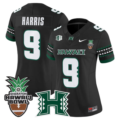 Women's Hawai'i Rainbow Warriors 2025 Hawai'i Bowl Vapor Limited Jersey - All Stitched