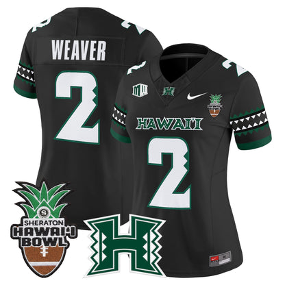 Women's Hawai'i Rainbow Warriors 2025 Hawai'i Bowl Vapor Limited Jersey - All Stitched