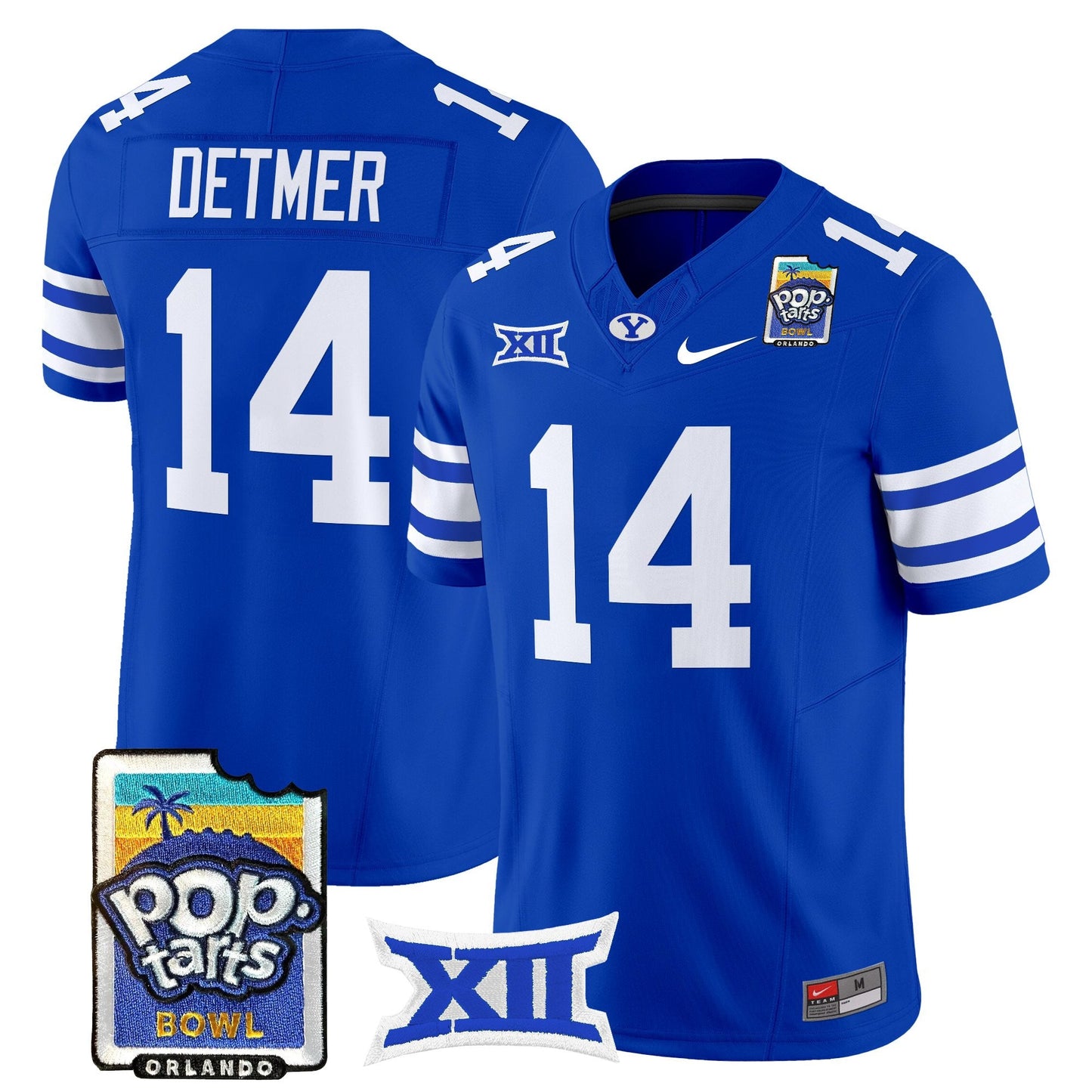 Men's BYU Cougars 2025 Pop-Tarts Bowl Vapor Limited Jersey - All Stitched