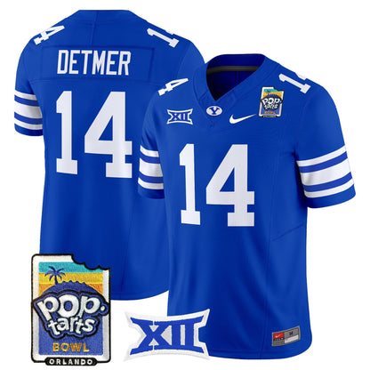 Men's BYU Cougars 2025 Pop-Tarts Bowl Vapor Limited Jersey - All Stitched