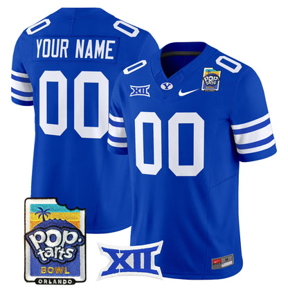 BYU Cougars 2025 Pop-Tarts Bowl Vapor Limited Custom Jersey - All Stitched