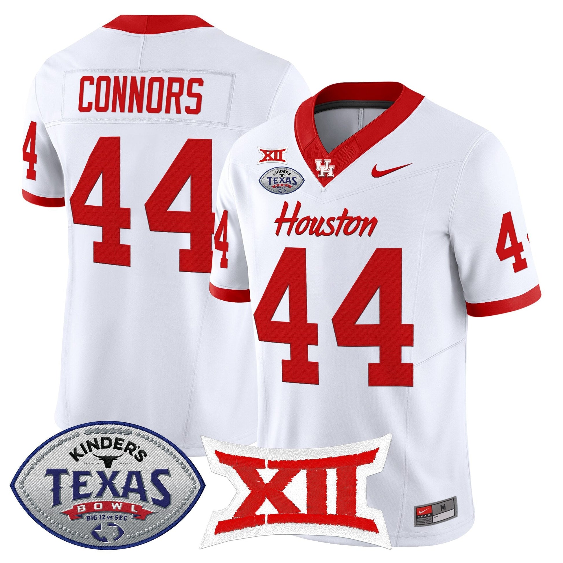 Men's Houston Cougars 2025 Texas Bowl Vapor Limited Jersey - All Stitched