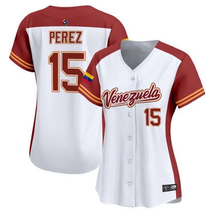 Women's Team Venezuela World Baseball Classic Vapor Premier Jersey - 2026 Roster - All Stitched