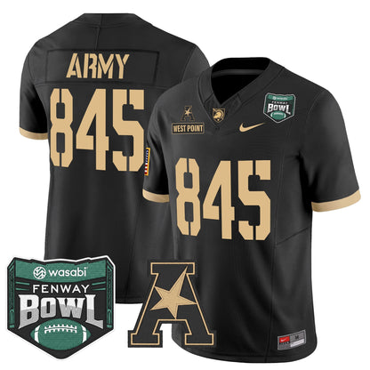 Men's Army Black Knights 2025 Fenway Bowl Vapor Limited Jersey - All Stitched
