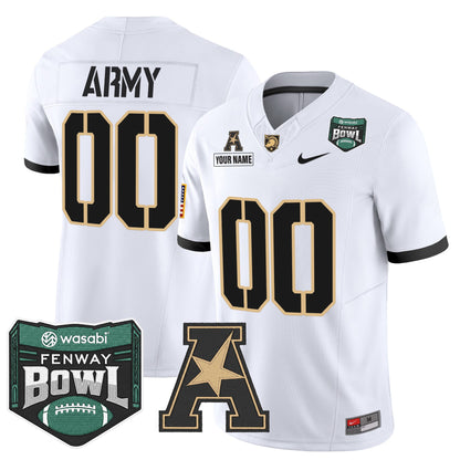 Army Black Knights 2025 Fenway Bowl Vapor Limited Custom Jersey - All Stitched