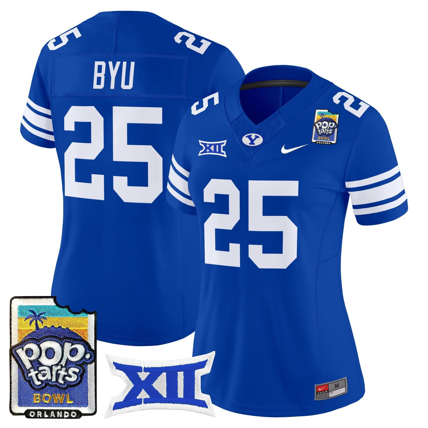 Women's BYU Cougars 2025 Pop-Tarts Bowl Vapor Limited Jersey - All Stitched