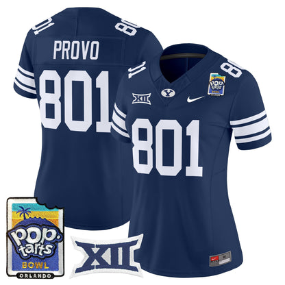 Women's BYU Cougars 2025 Pop-Tarts Bowl Vapor Limited Jersey - All Stitched