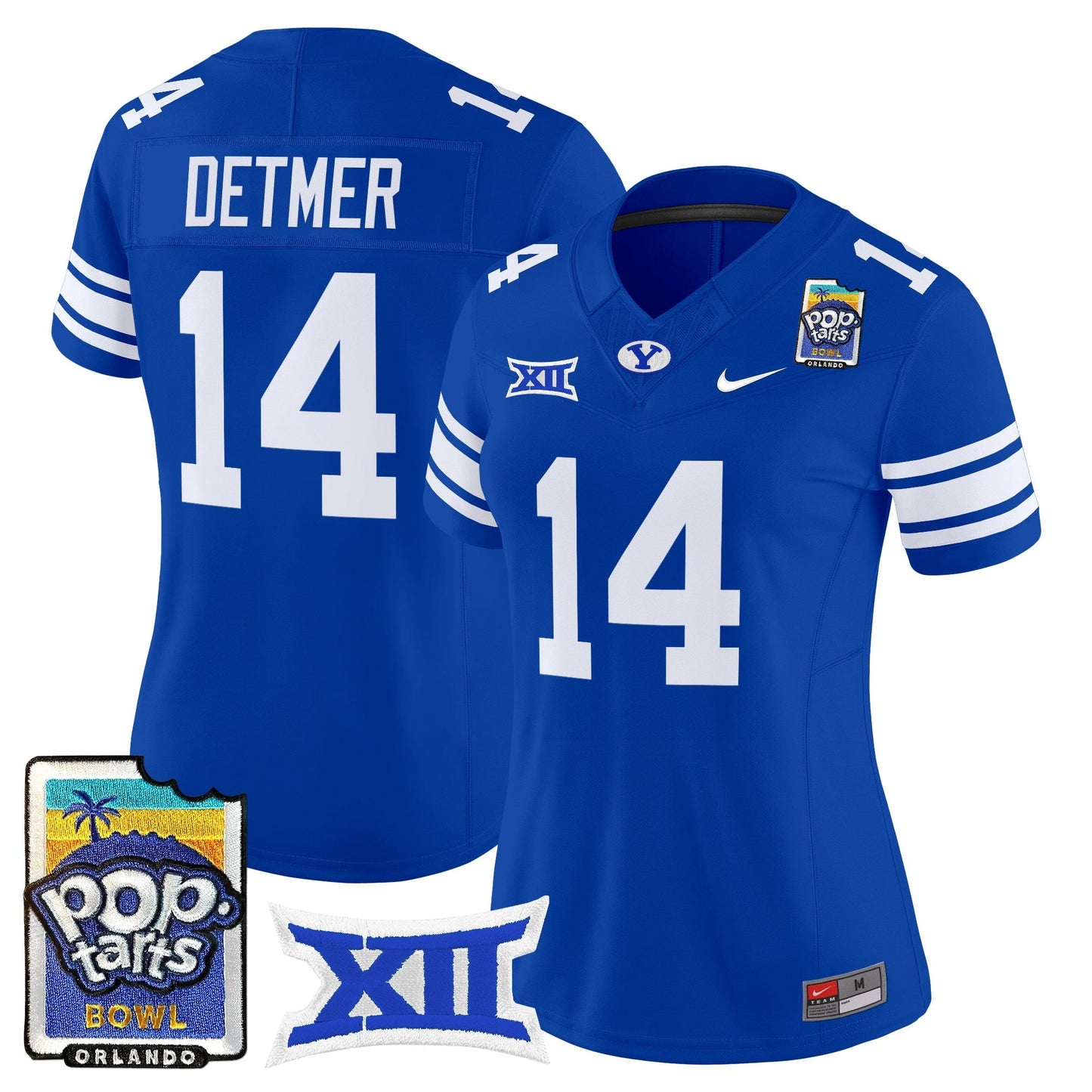 Women's BYU Cougars 2025 Pop-Tarts Bowl Vapor Limited Jersey - All Stitched
