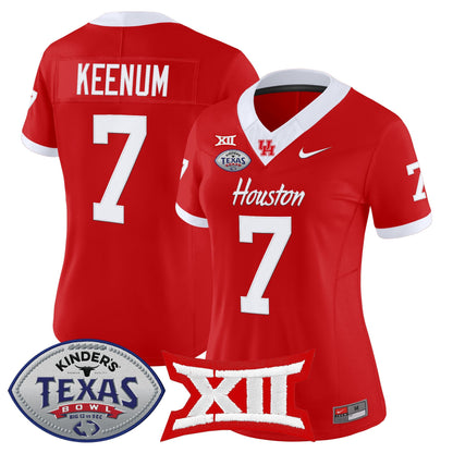 Women's Houston Cougars 2025 Texas Bowl Vapor Limited Jersey - All Stitched