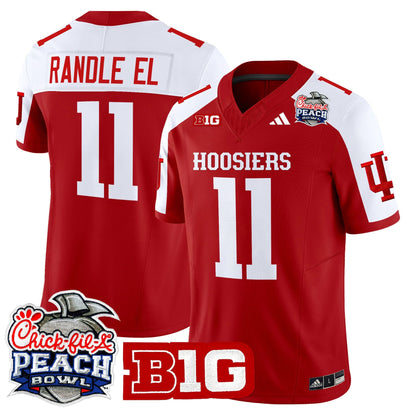 Men's Indiana Hoosiers 2026 Peach Bowl Vapor Limited Jersey - All Stitched
