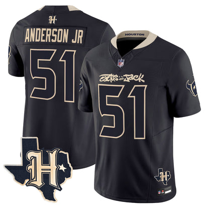 Men's Houston Texans x Cactus Jack Vapor Limited Jersey - All Stitched