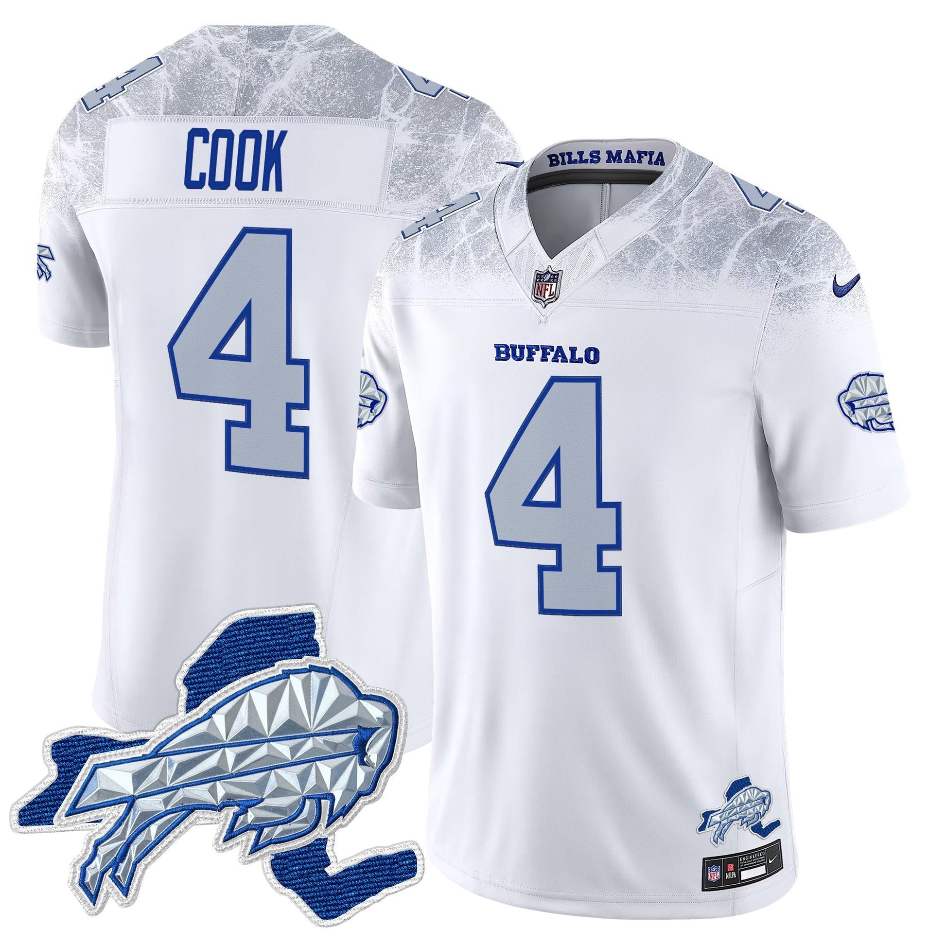 Buffalo Bills 2025 "Rivalries" Vapor Limited Jersey - New York Patch - All Stitched