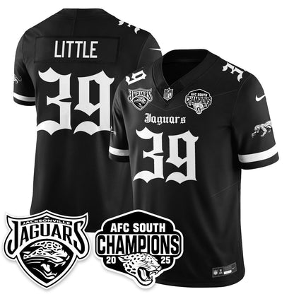 Jacksonville Jaguars Gothic AFC South Division Champions Vapor Limited Jersey - All Stitched