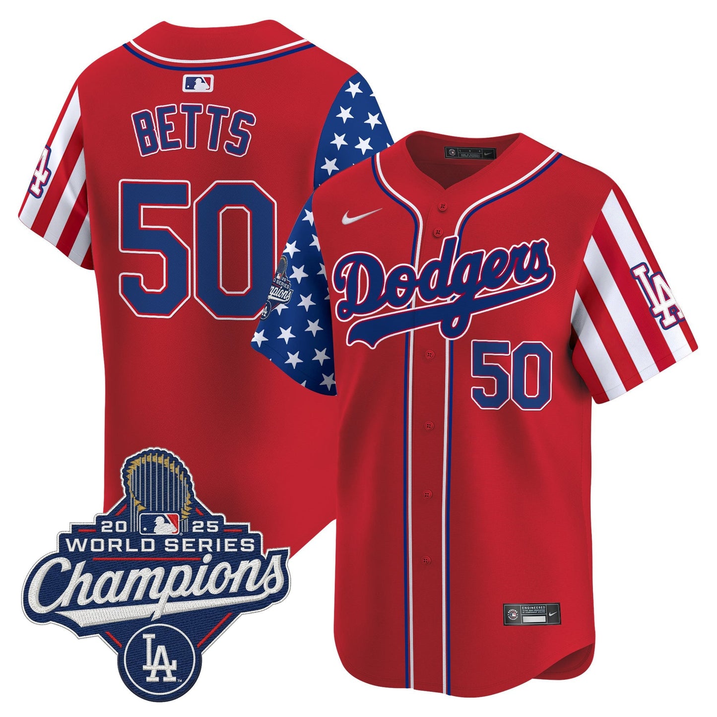 Men's Los Angeles Dodgers "America250 Edition" Vapor Premier Limited Jersey - All Stitched