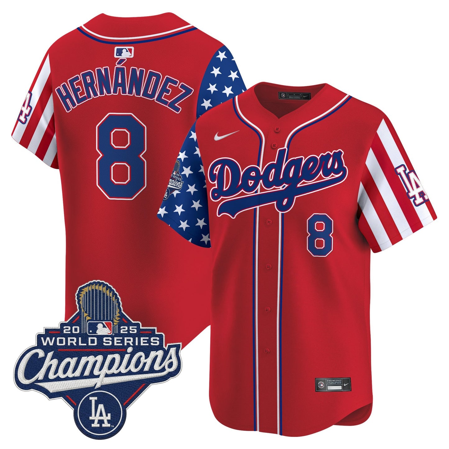 Men's Los Angeles Dodgers "America250 Edition" Vapor Premier Limited Jersey - All Stitched