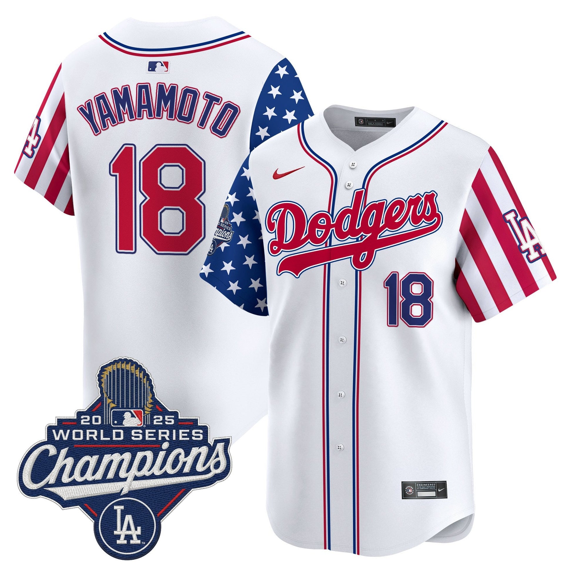 Men's Los Angeles Dodgers "America250 Edition" Vapor Premier Limited Jersey - All Stitched