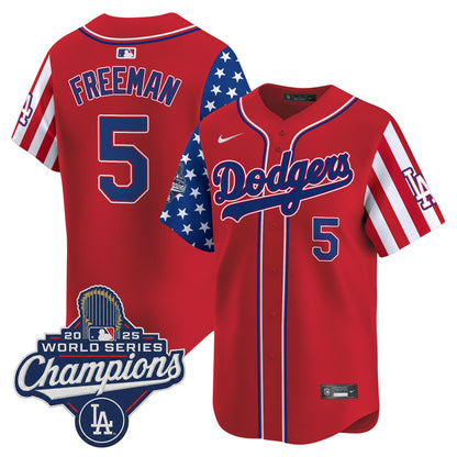 Men's Los Angeles Dodgers "America250 Edition" Vapor Premier Limited Jersey - All Stitched