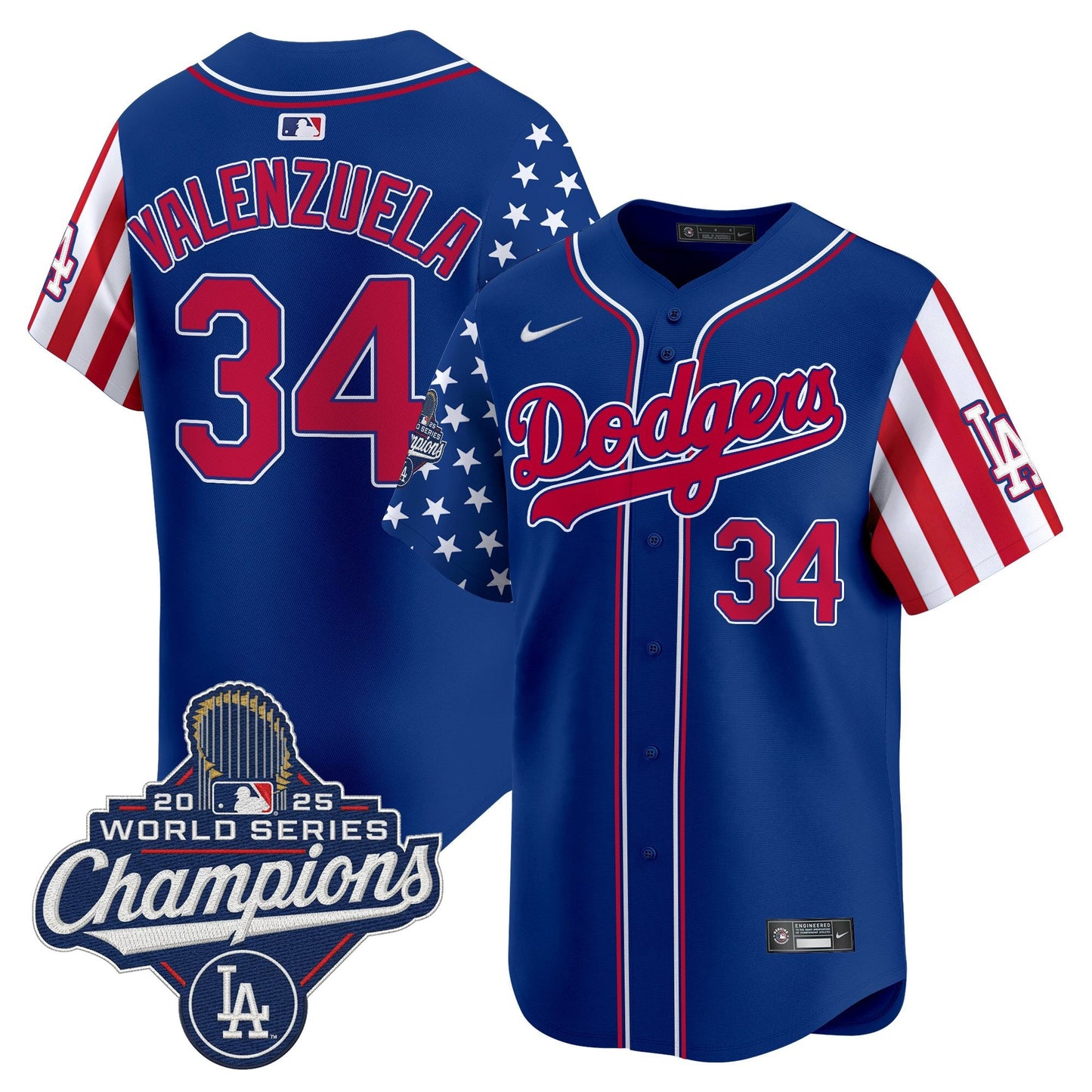 Men's Los Angeles Dodgers "America250 Edition" Vapor Premier Limited Jersey - All Stitched
