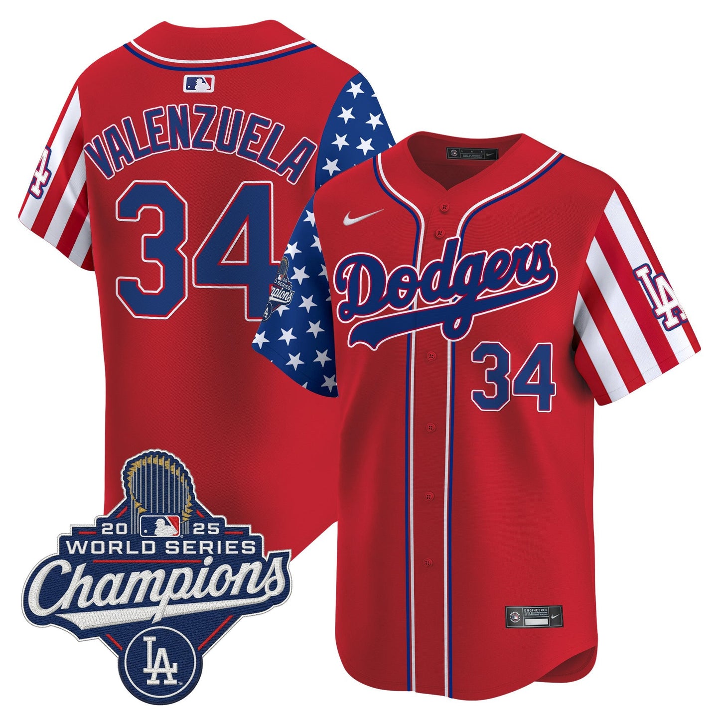 Men's Los Angeles Dodgers "America250 Edition" Vapor Premier Limited Jersey - All Stitched