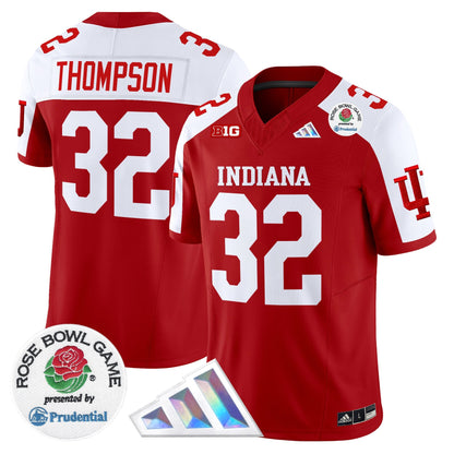 Men's Indiana Hoosiers 2025 Rose Bowl Vapor Limited Jersey V2 - All Stitched