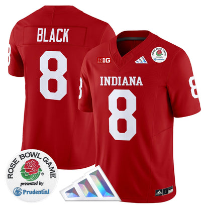 Men's Indiana Hoosiers 2025 Rose Bowl Vapor Limited Jersey V2 - All Stitched