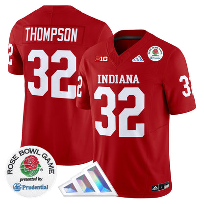 Men's Indiana Hoosiers 2025 Rose Bowl Vapor Limited Jersey V2 - All Stitched