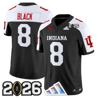Men's Indiana Hoosiers 2026 CFP Final Patch Vapor Limited Jersey V3 - All Stitched