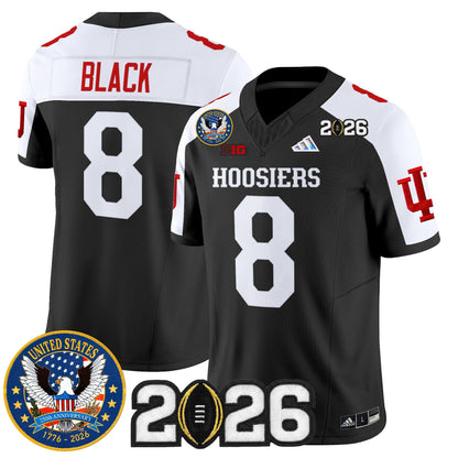Men's Indiana Hoosiers "United States 250th Anniversary Patch" Vapor Limited Jersey - All Stitched