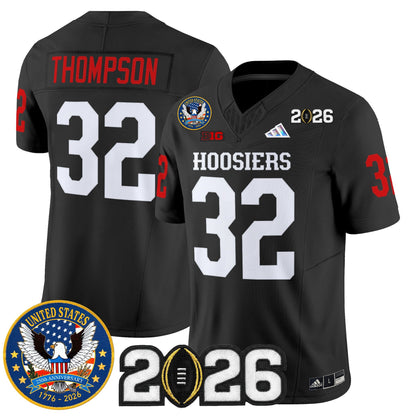 Men's Indiana Hoosiers "United States 250th Anniversary Patch" Vapor Limited Jersey - All Stitched