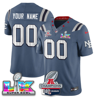 NE 2025 AFC Champions Vapor Limited Jersey V2 - All Stitched