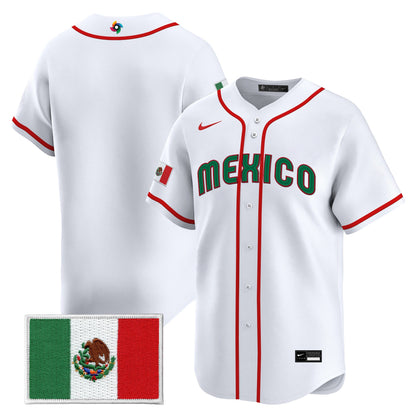 Men's Team Mexico World Baseball Classic Vapor Premier Jersey - 2026 Roster - All Stitched