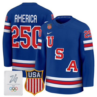 Men's Sizing - 2026 USA Women's Olympic Gold Medalist Hockey Jersey - All Stitched