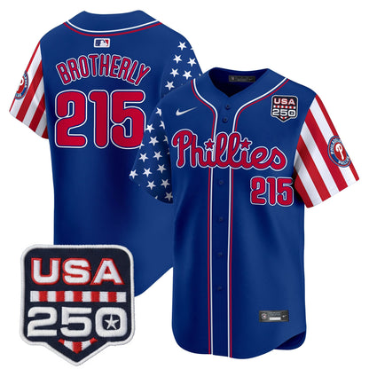 Philadelphia Phillies America250 Edition Vapor Premier Limited Jersey - All Stitched