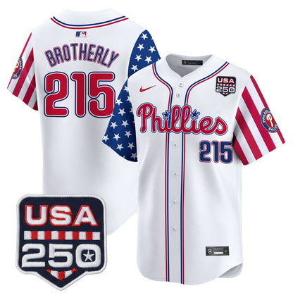 Philadelphia Phillies America250 Edition Vapor Premier Limited Jersey - All Stitched