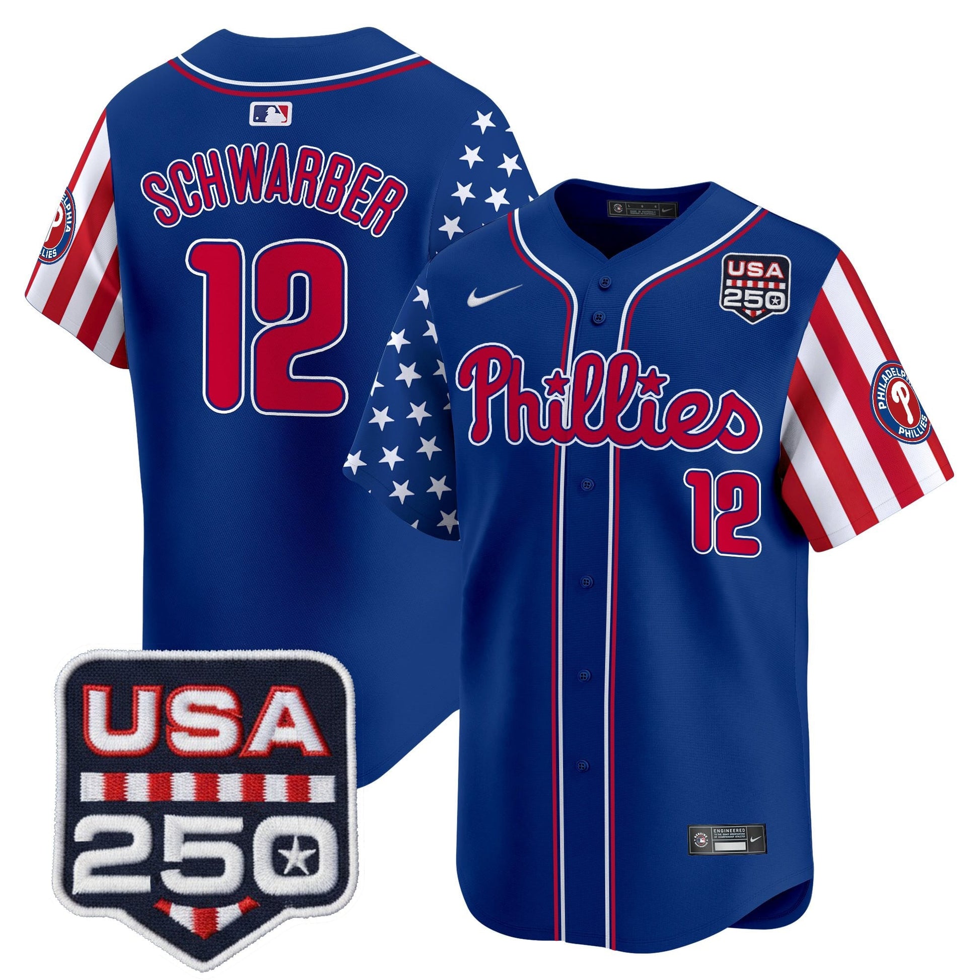 Philadelphia Phillies America250 Edition Vapor Premier Limited Jersey - All Stitched