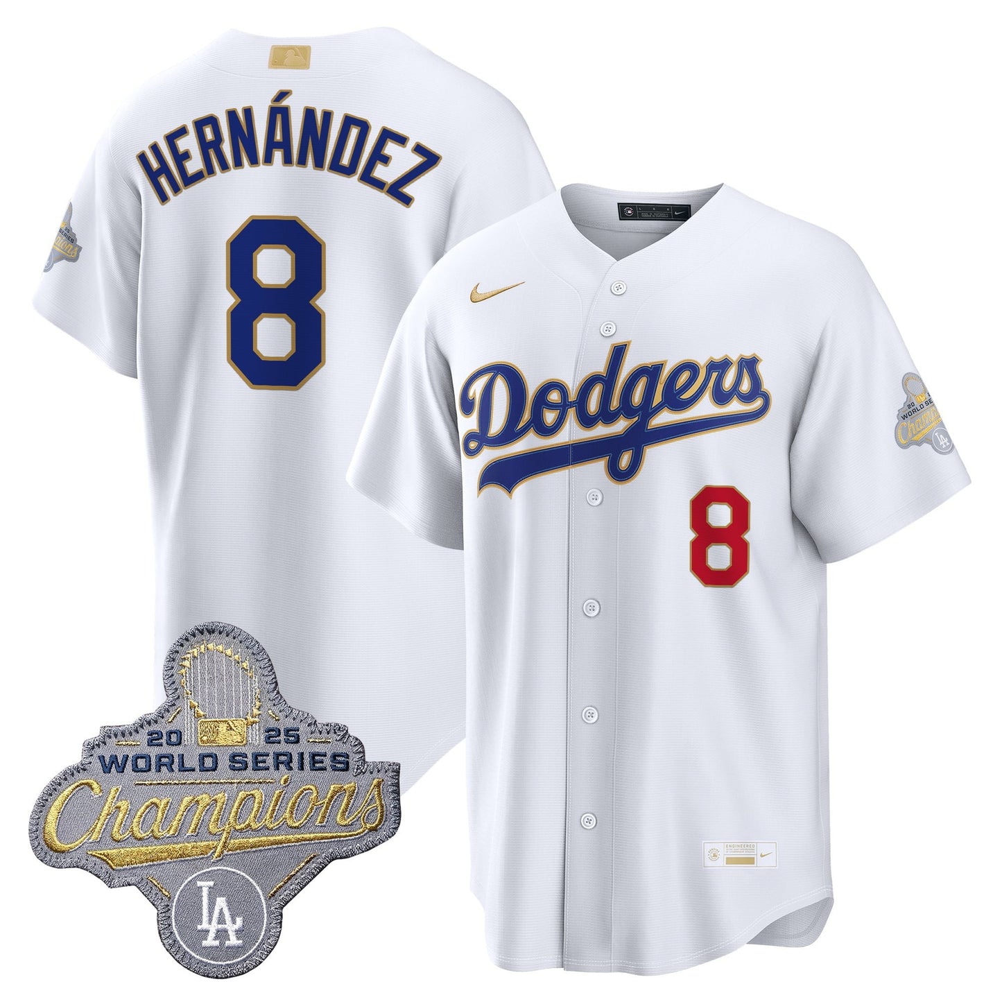 Men's Los Angeles Dodgers "Gold Collection" Premier Limited Jersey - All Stitched