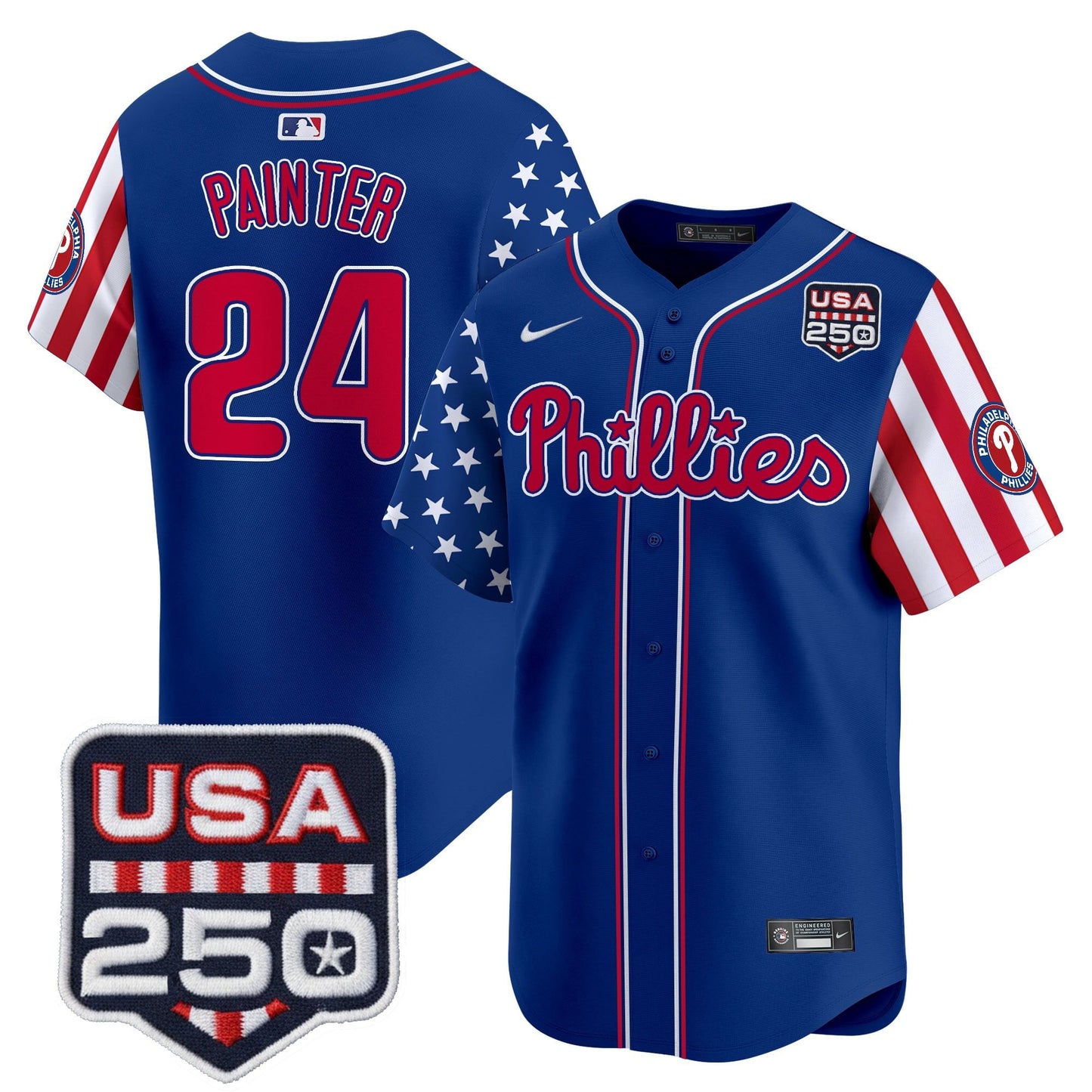 Philadelphia Phillies America250 Edition Vapor Premier Limited Jersey - All Stitched